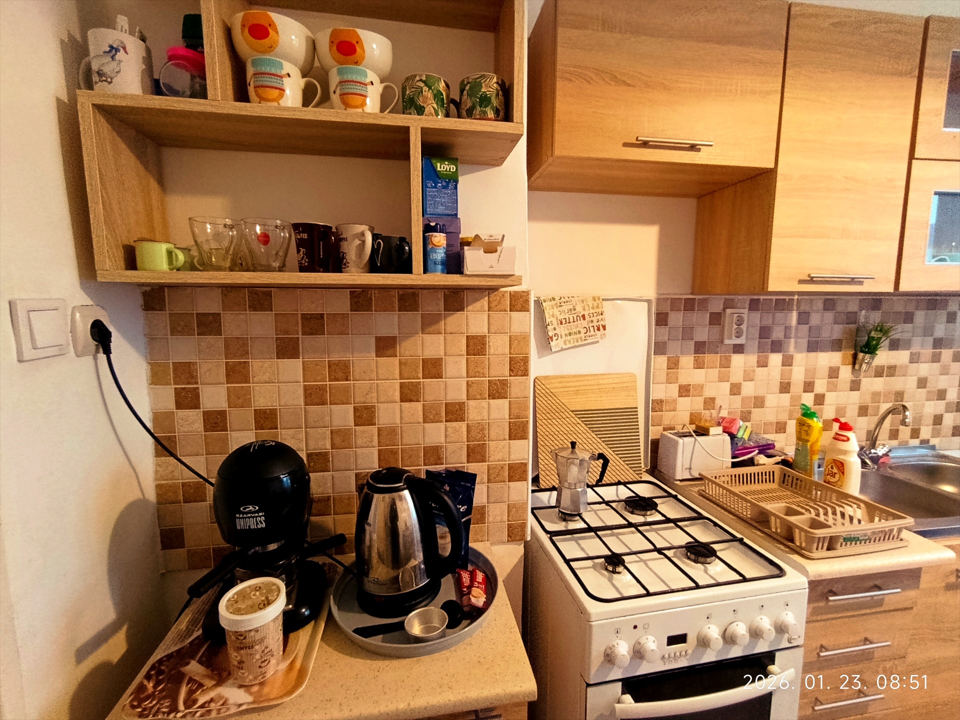 Kettes apartman konyha